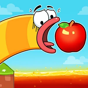 Apple Worm - free online game screenshot at BestGamer