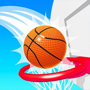 Bounce Dunk FRVR - free online game screenshot at BestGamer