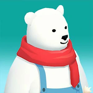 Idle Bear Island Polar Tycoon - free online game screenshot at BestGamer