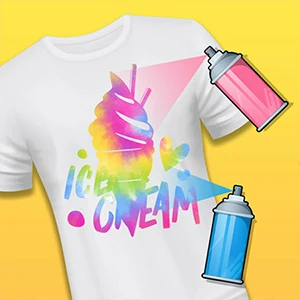 Shirt Dye Diy - free online game screenshot at BestGamer